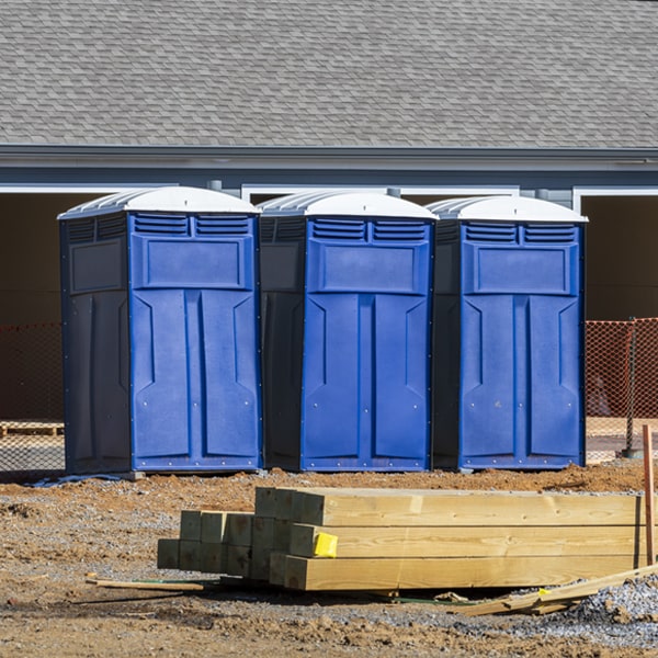 how do you dispose of waste after the portable restrooms have been emptied in Sabetha